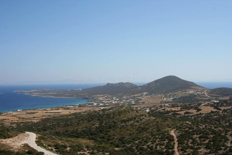 Antiparos wyspa, morze egejskie w Grecja obraz stock Antiparos wyspa, morze egejskie w Grecja obraz stock