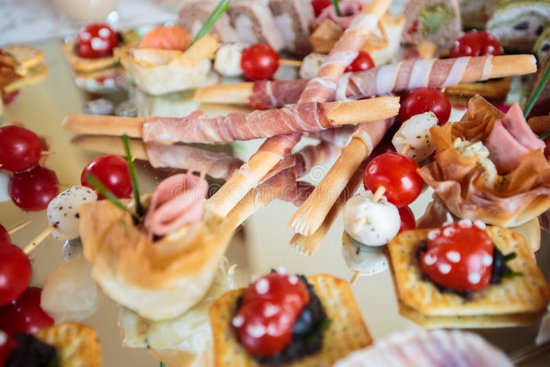 Antipasti eleganti fotografia stock. Immagine di pranzo 63666822
