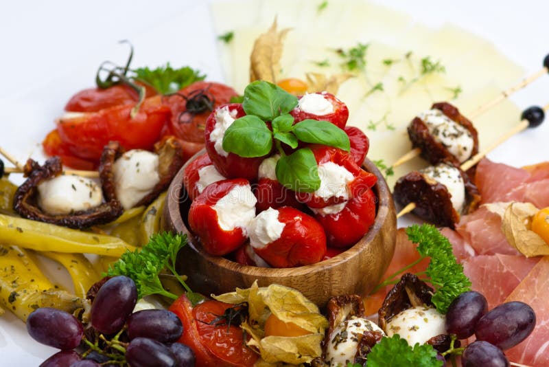 Antipasti variation stock photo. Image of vegetable, antipasti 25419084