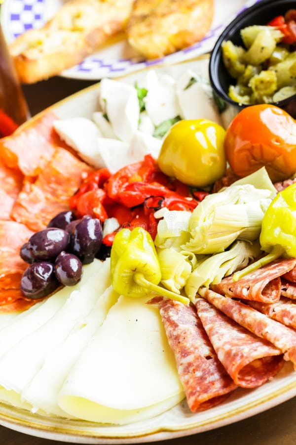 Antipasto stock photo. Image of high, restaurant, food 55086188