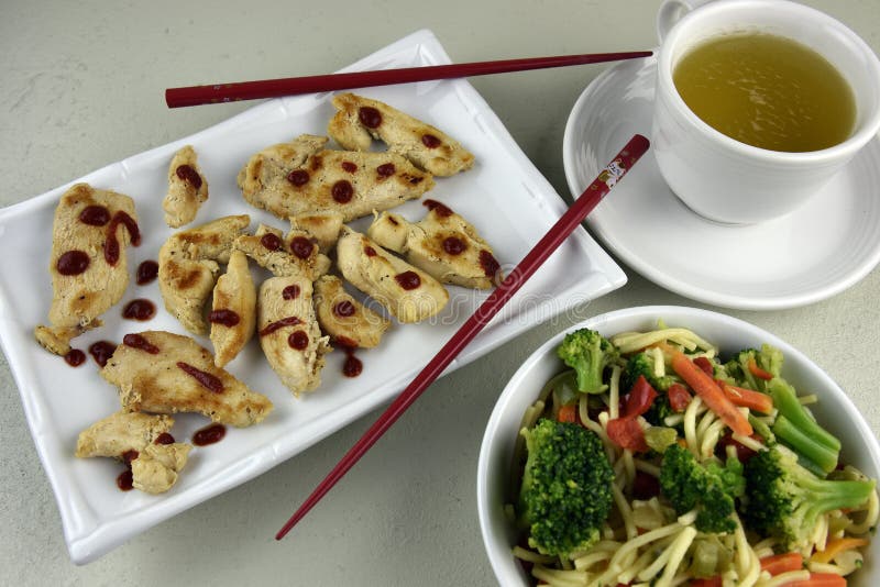 Antipasto Orientale Del Pollo Immagine Stock Immagine di sfacciato