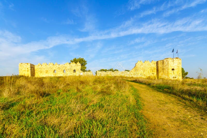 Antipatris Fort Binar Bashi, in Yarkon Tel Afek National Park