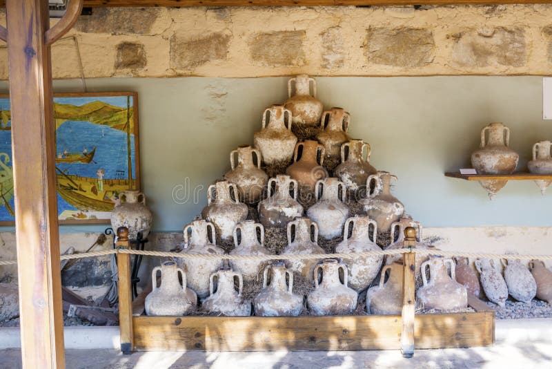 Collection of amphoras from different parts of the Mediterranean stock photo Collection of amphoras from different parts of the Mediterranean stock photo
