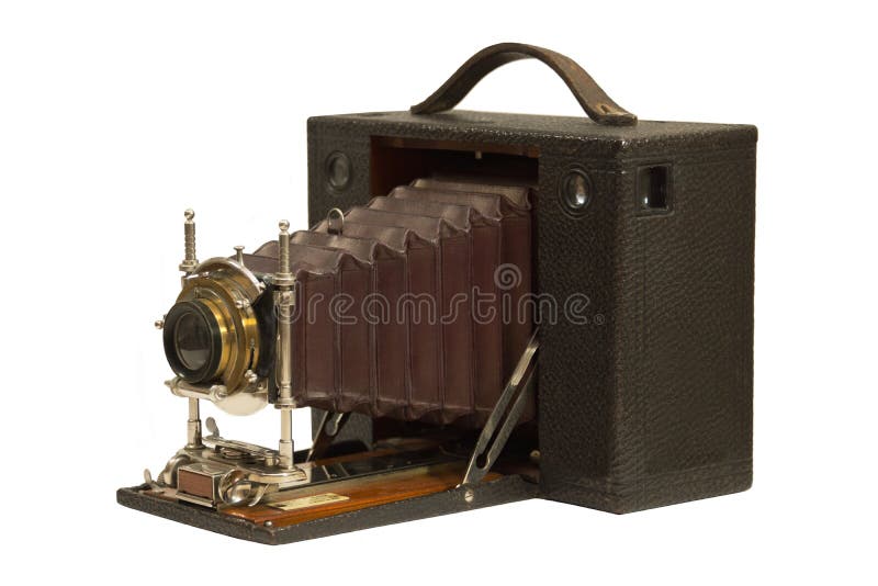 19th Century Antique Bellows Camera