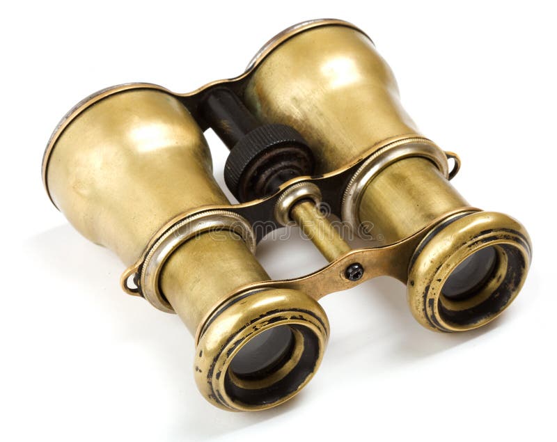 Antique Binoculars stock photo. Image of brass, metal 16532278