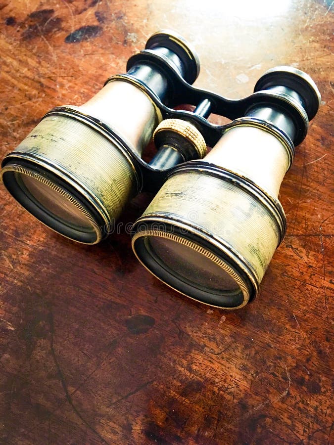 Antique binoculars stock photo. Image of instrument 146701894