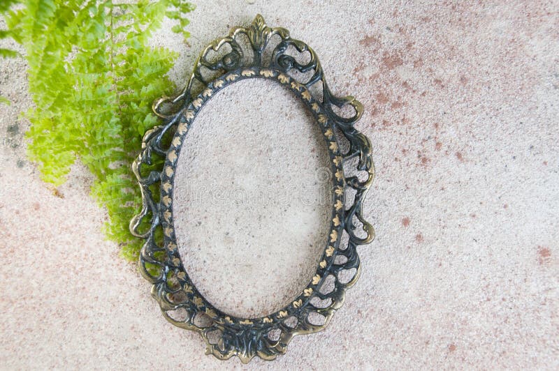 Antique Bronze Picture Frame Stock Photo Image of antique, wall