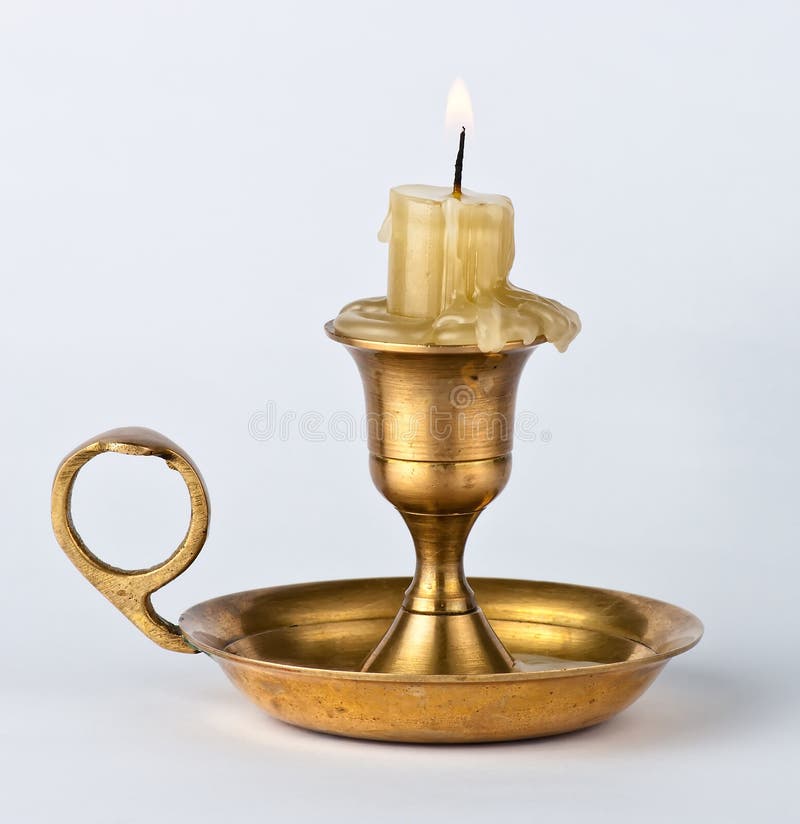 Antique candlestick stock photo. Image of plug, antiques 18468286