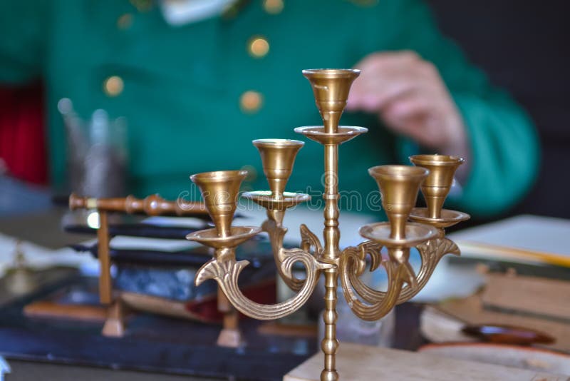 Silver candlestick stock photo. Image of design, candlestick 15091304