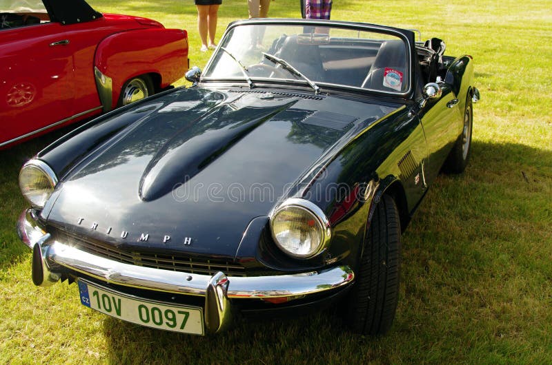 Antique car Triumph editorial photography. Image of convertible - 47936342