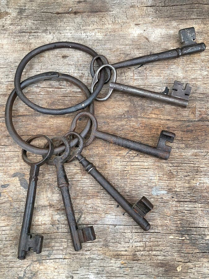 Antique cast iron keys stock photo. Image of vintage 155009080
