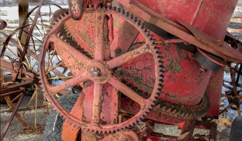 Antique Cement Mixer stock image. Image of retro, mixer - 86411163