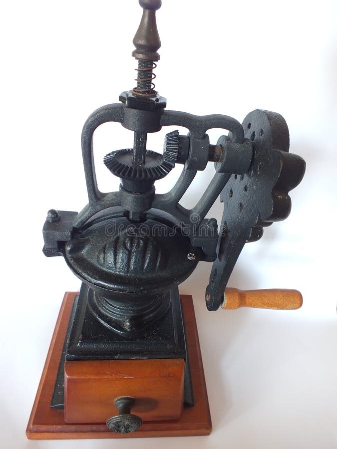 Antique coffee grinder stock photo. Image of industry 153939700