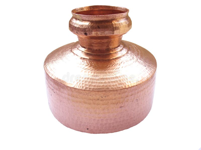 Antique Copper Vessel stock image. Image of container 18195623