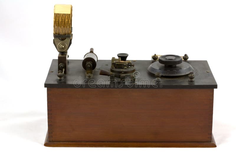Antique Crystal Radio Receiver Stock Photo Image 5118120