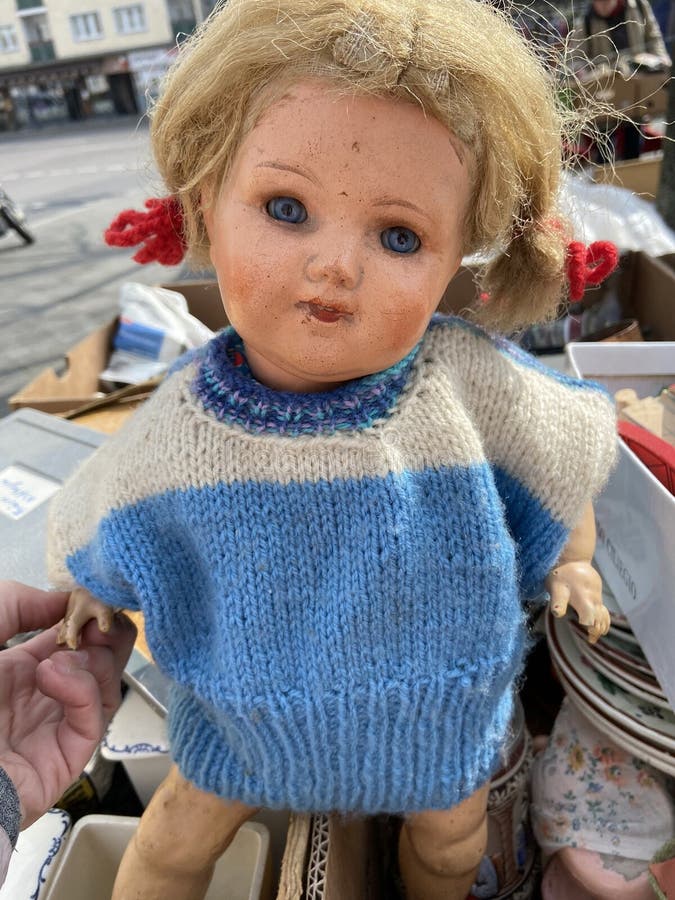 Antique doll stock photo. Image of hairstyle, clothing 274624798