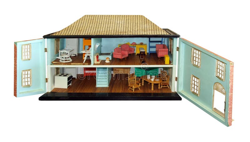 dollhouse with doors