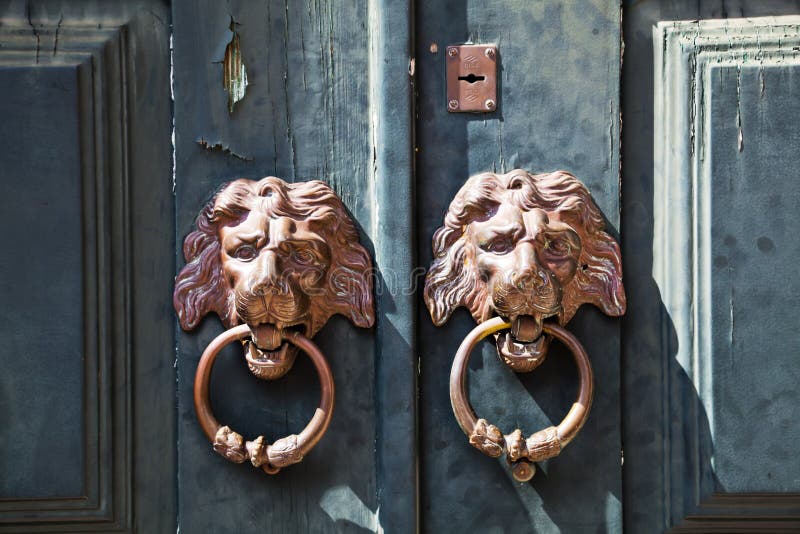 Antique doorknockers stock images Antique doorknockers stock images