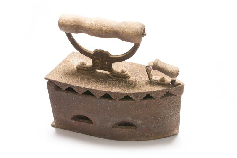 Antique electric iron stock image. Image of bolt, electric 53898817