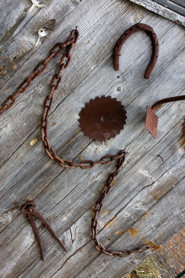 115 Antique Farm Tools Hanging Wall Stock Photos Free & RoyaltyFree