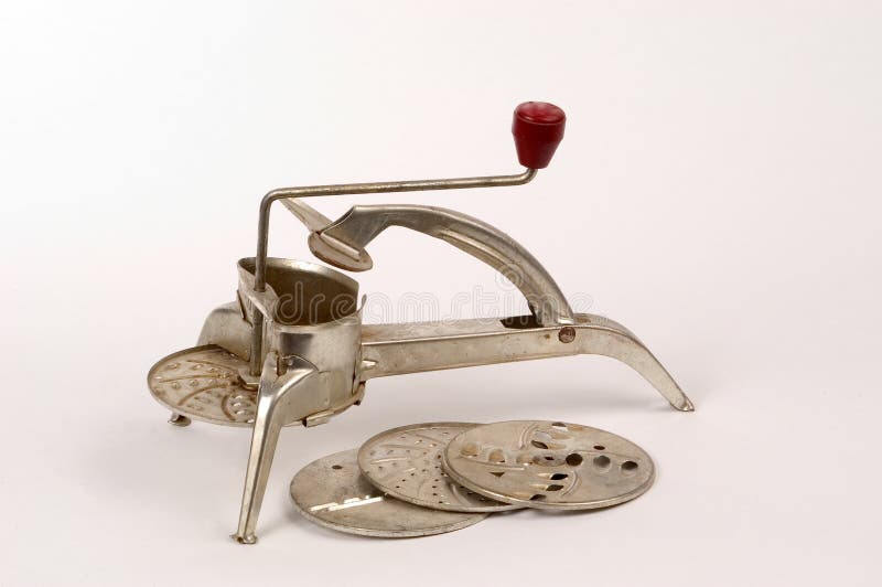 Antique food processor stock image. Image of crank, metal 8373