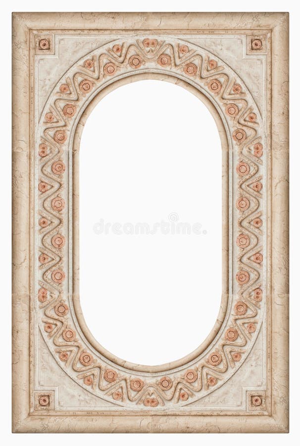 Antique frame made of resin material. Roughness stock images, royalty-free photos and pictures