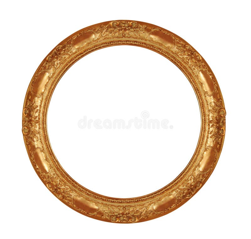 Antique frame with clipping path