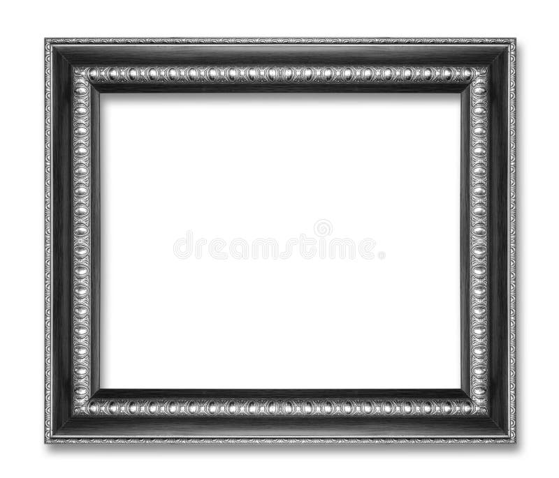 Antique Frame on White Background Stock Photo Image of isolated