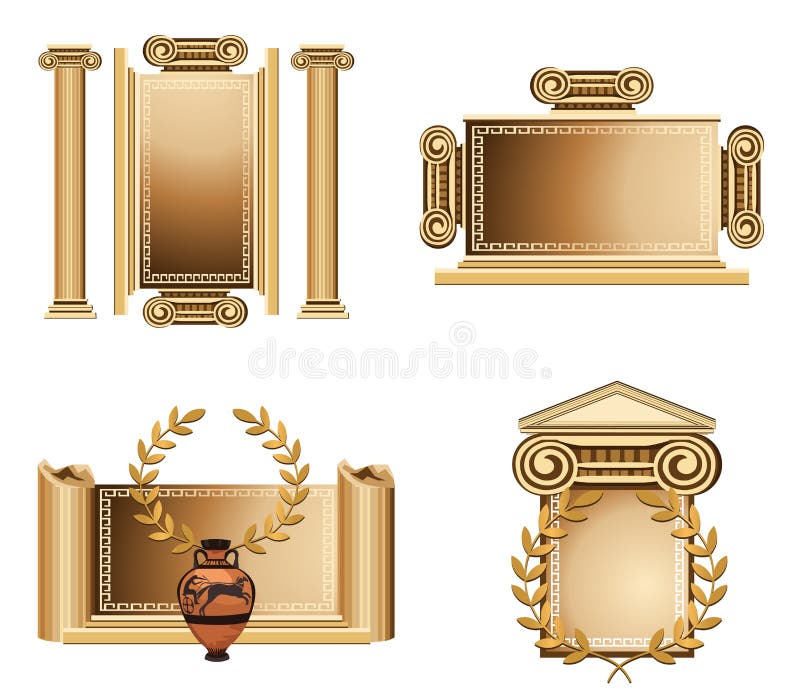 Antique Frames royalty free illustration