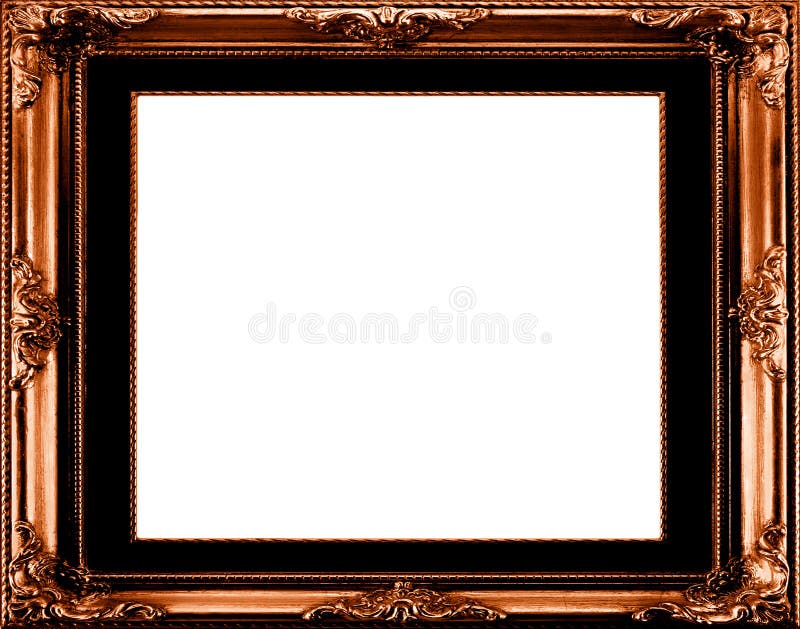 Antique gilt frame stock illustration. Illustration of painting 4985619