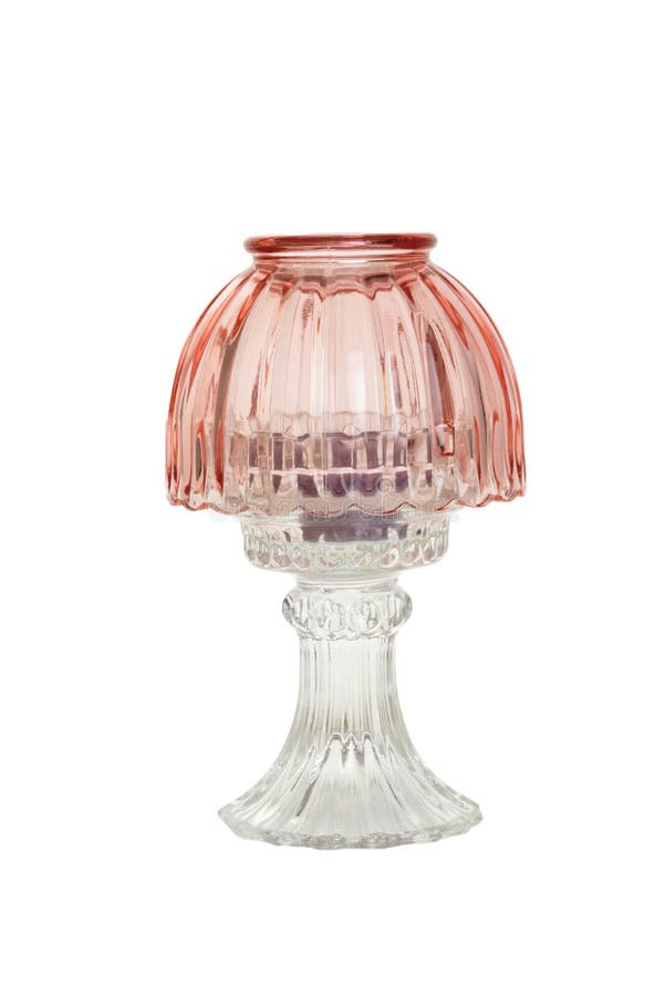 Antique glass candle lamp stock photo. Image of fashioned 55727300