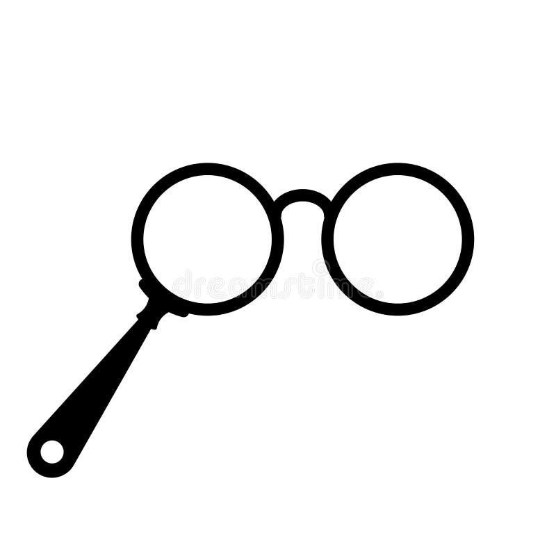 Monocle Spectacles Vector Icon Stock Vector Illustration of frame