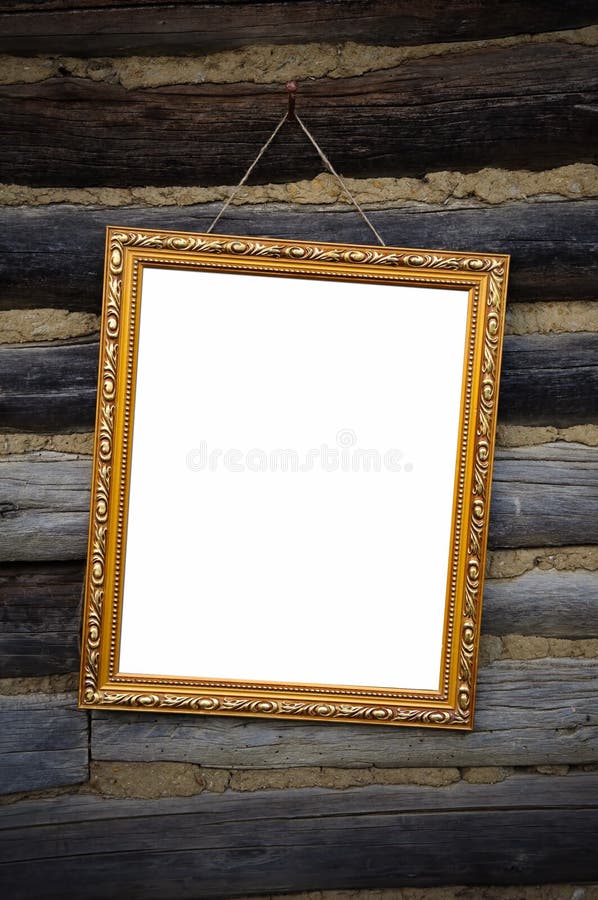 Antique gold frame stock photo. Image of antique, gold 14391054