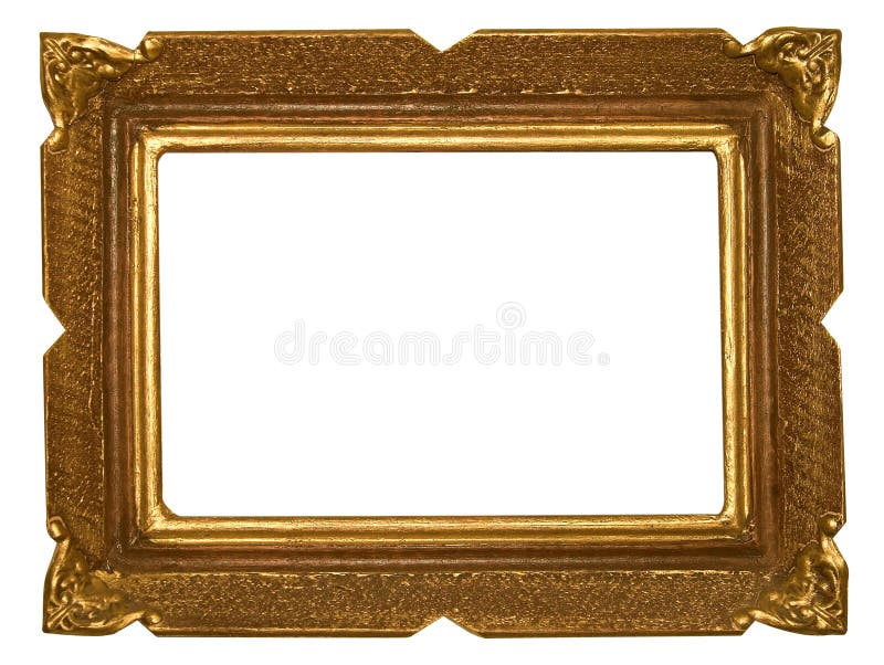 Antique golden frame