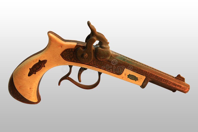 Antique gun stock photo. Image of fear, defence, bullets 1359554