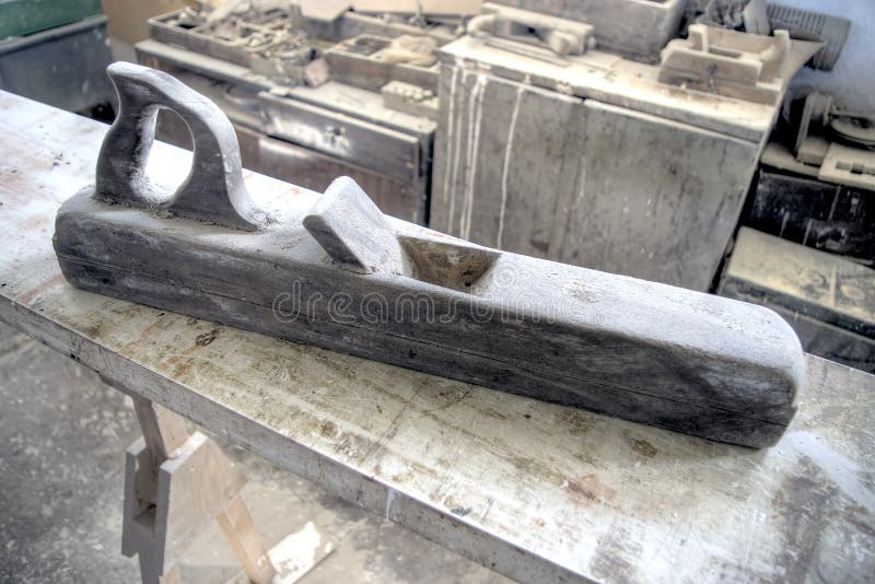 Antique hand plane stock photo. Image of carpentry, workbench 2201640