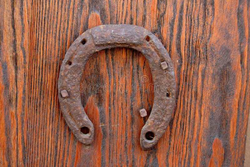Antique horseshoe stock image. Image of board, breed, ranch 774339