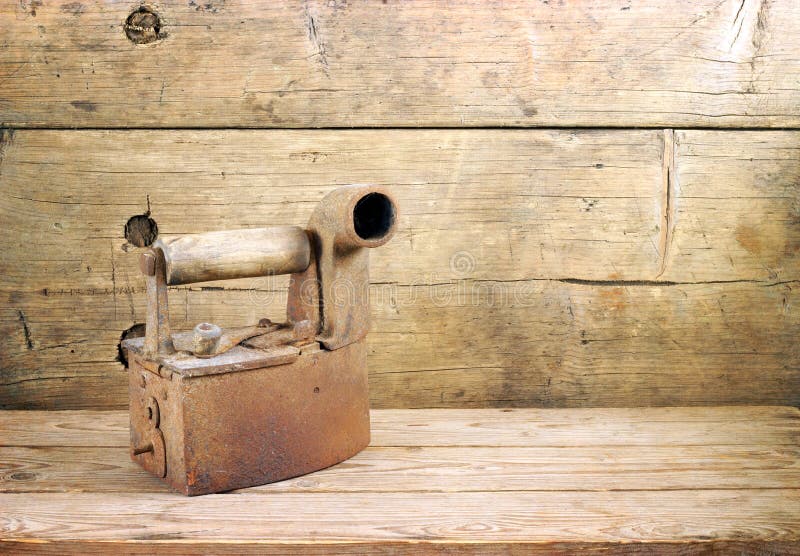 Antique iron royalty free stock photo