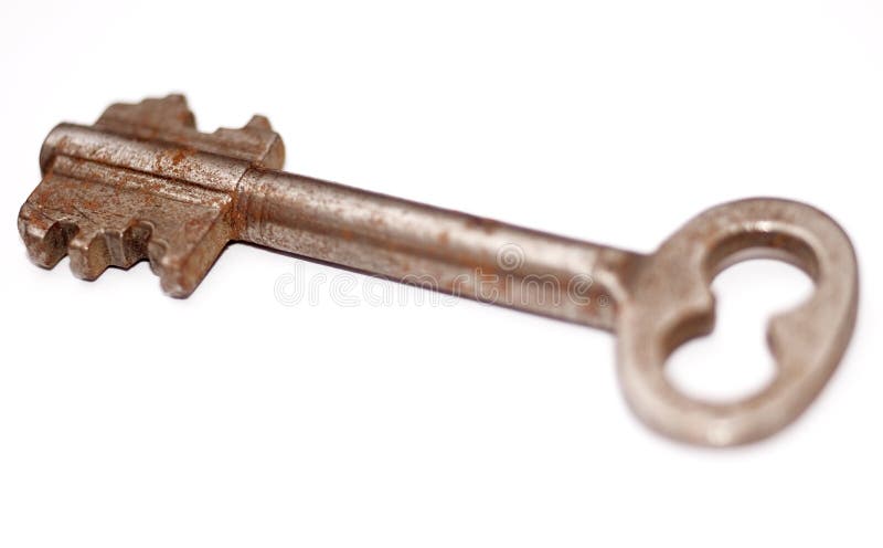 Antique key 2 royalty free stock photo