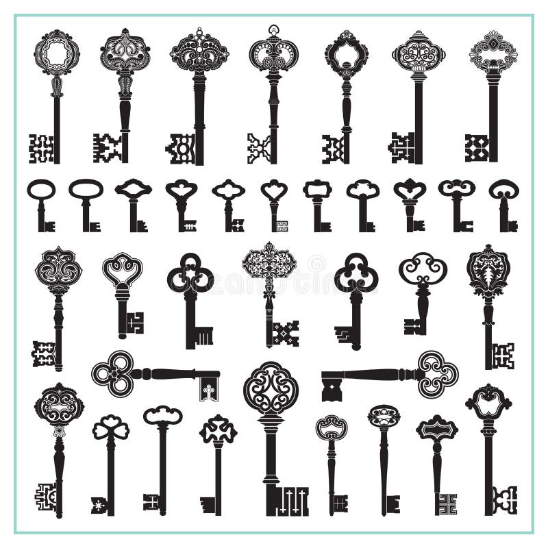 Badge Design Key to your Heart art noveau skeleton key tattoo design  decorations Sticker for Sale by cub3  Redbubble