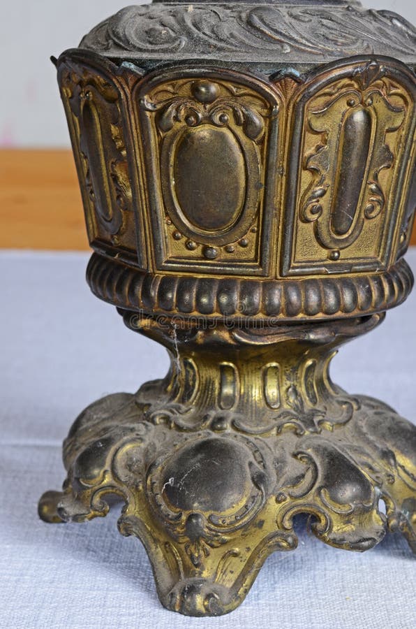 Antique lamp stand stock photo. Image of stand, ornaments 41151800