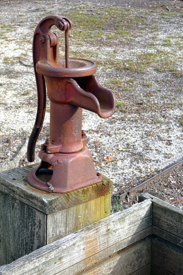 Hand Water Pump (retro Style) Stock Photo, Picture and Royalty