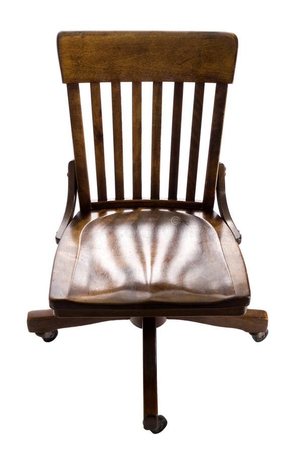 Antique oak swivel chair stock image. Image of stylish 3530113