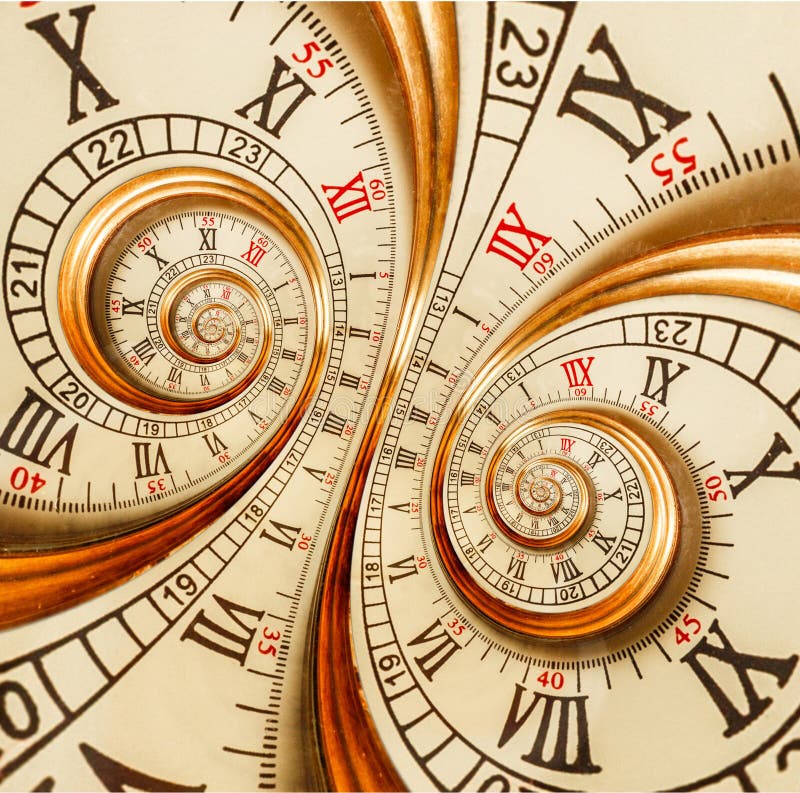 Antique old clock abstract fractal double spiral Watch surreal clock unusual texture fractal pattern background Golden old fashion royalty free stock image Antique old clock abstract fractal double spiral Watch surreal clock unusual texture fractal pattern background Golden old fashion royalty free stock image