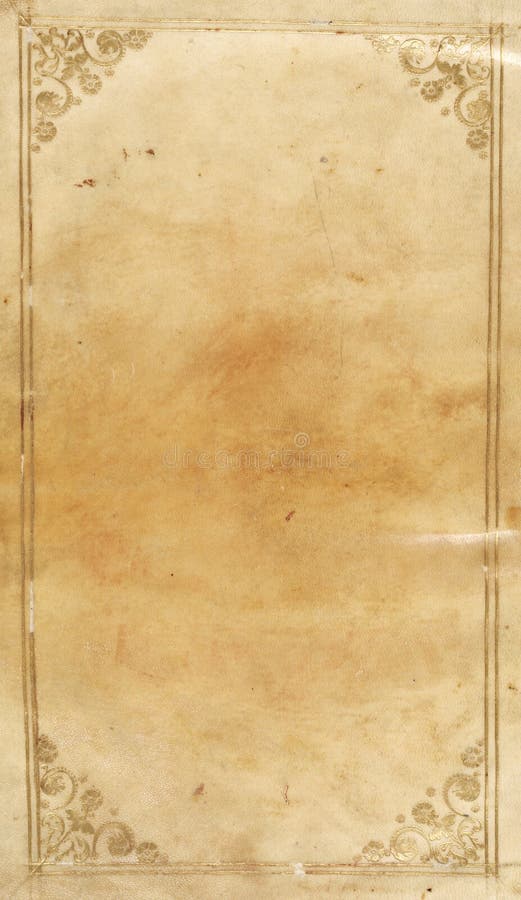 Antique paper with gold filagree trim vector illustration Antique paper with gold filagree trim vector illustration