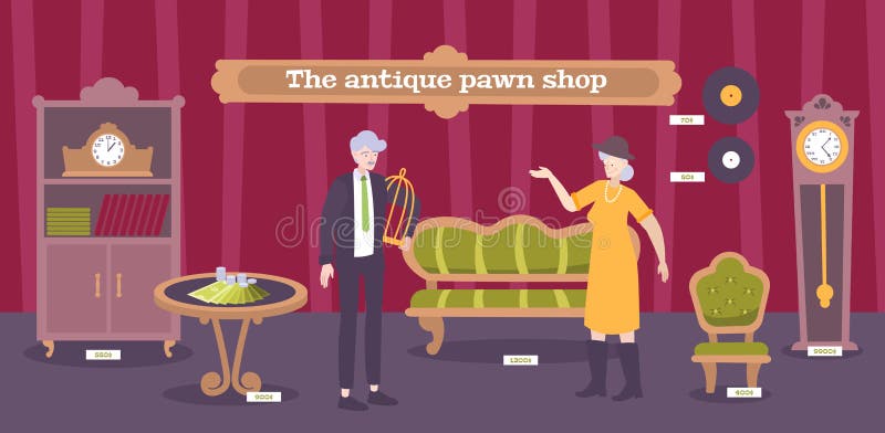 150+ Pawnshop Drawing Stock Illustrations, Royalty-Free Vector