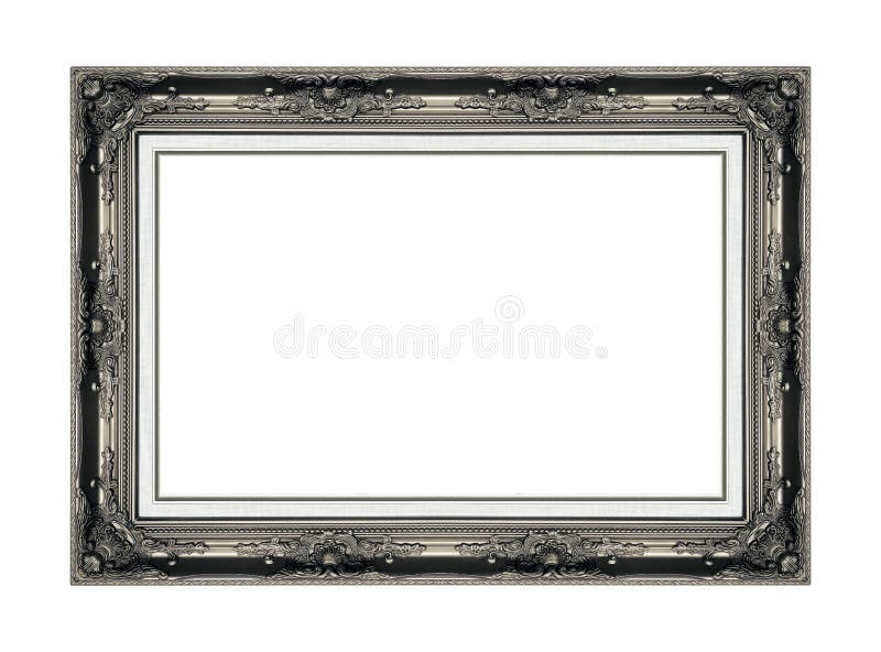 Antique Picture Frame Isolated on White Stock Photo Image of antique