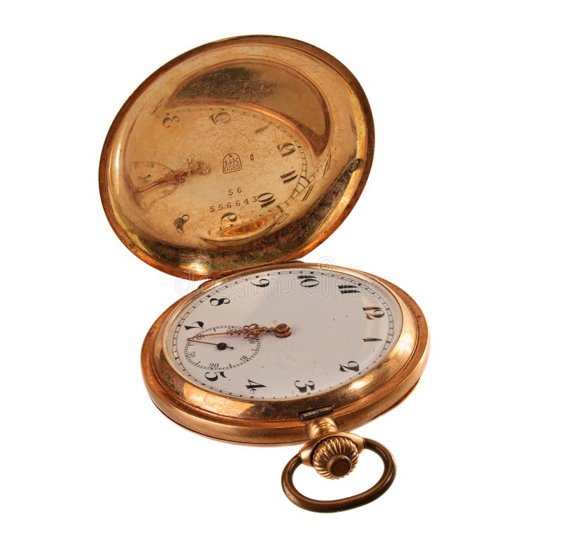 Antique Pocket Watch of Gold Editorial Stock Photo Image of pocket