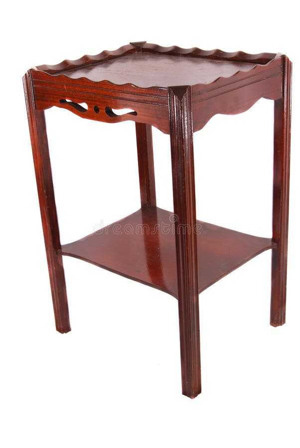 Antique Raised Edge Table stock photo. Image of indoors 2986842