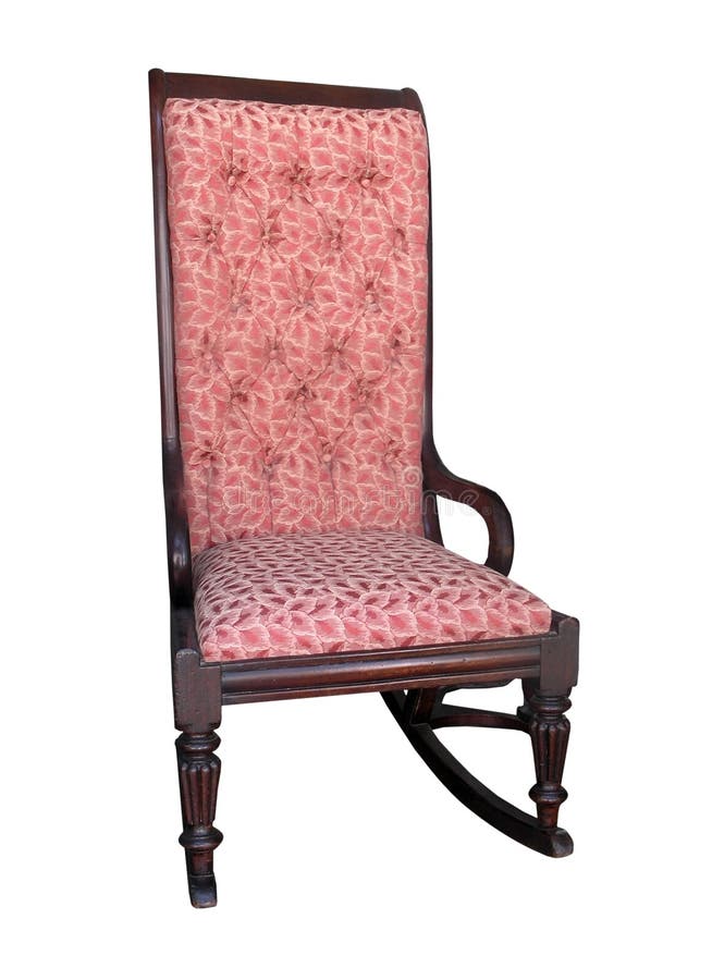 Old Antique Rocking Chair on an Old House Porch Stock Photo Image of